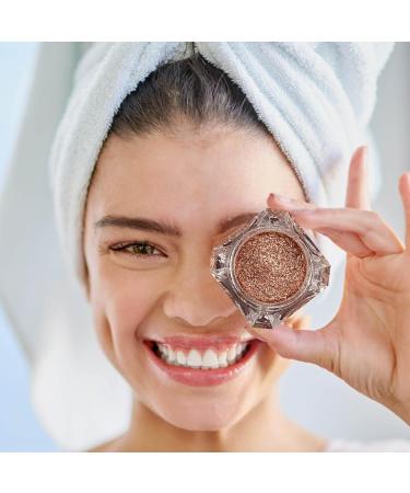 Single Eyeshadow - Highly Pigmented Makeup Eye Shadow | Shimmer Blendable Sweat Proof Beauty Cosmetics High Pigment Powder Shakven 1 - Buy Online on GoSupps.com