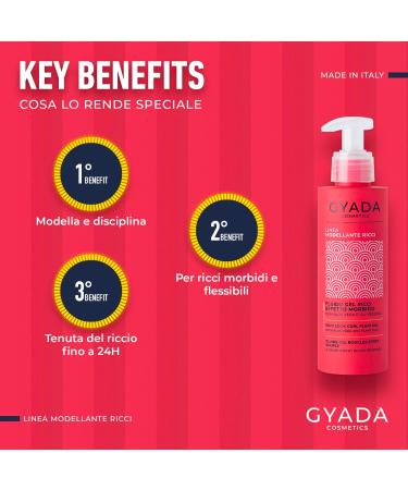  GYADA COSMETICS GYADA COSMETICS Modelling Fluid Gel for Curly and Wavy Hair Soft Effect 98% Natural Ingredients with Disciplining Action a - Buy Online on GoSupps.com
