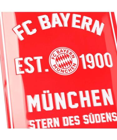 FC Bayern Munich Metal Sign Set Premium Quality Decor for Fans | International Shipping Available - Buy Online on GoSupps.com