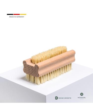 Premium 3-Set Nail Brush Wooden Kit - Natural Bristle Hand and Nail Brushes Made in Germany for Effective Hand Washing & Grooming - Buy Online on GoSupps.com