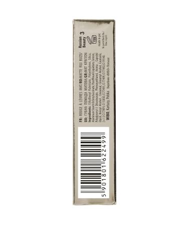 Wibo Matte Lipstick No 3 - Russian Beauty | Long-Lasting Rich Color | International Shipping Available - Buy Online on GoSupps.com