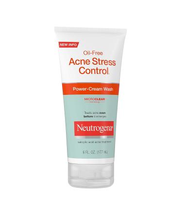 Neutrogena Oil-Free Acne Stress Control Face Wash 6 fl. oz | Salicylic Acid Treatment for Acne-Prone Skin - Buy Online Internationally - Buy Online on GoSupps.com