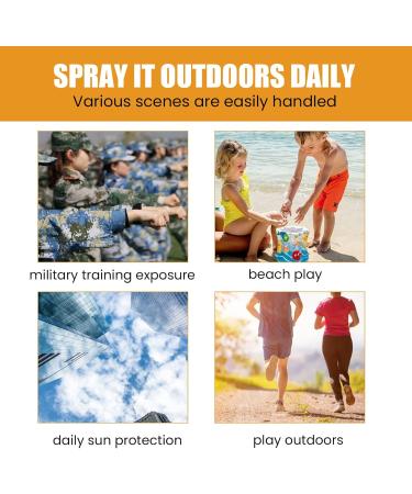 Sun Protection Spray Lsf 50 Sun Protection Spray With Lsf 50+ Transparent Sun Spray For The Face Sun Protection Spray For The Face Sun Spray For Allergy Sufferers Protection For The Face Against Uv Ra - Buy Online on GoSupps.com
