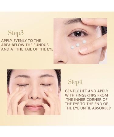 Anti-Wrinkle Eye Cream & Serum - Instant Firming Eye Care for Dark Circles & Puffiness (2PCs) - Buy Online on GoSupps.com