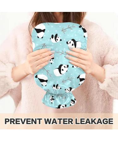 Cartoon Panda Bear Hot Water Bottle with Cover | 2L Heat Bottle for Pain Relief & Warm Compress - Hand & Foot Warmer - Buy Online on GoSupps.com