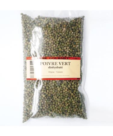 Aube-Gourmet Whole dehydrated green pepper economical bag of 1Kg - Buy Online on GoSupps.com