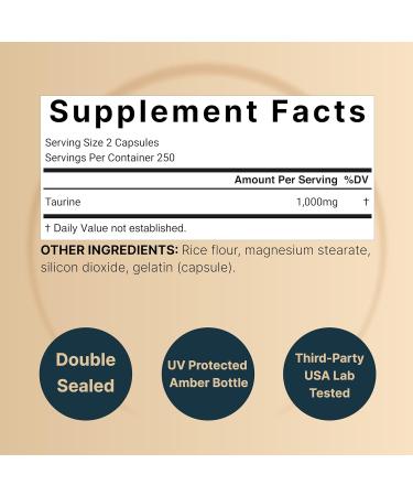 NatureBell Creatine Monohydrate Powder & Taurine Capsules 1,000mg Per Serving Bundle Pack | High Absorption Micronized Creatine | Essential Amino Acids Supplement - Buy Online on GoSupps.com