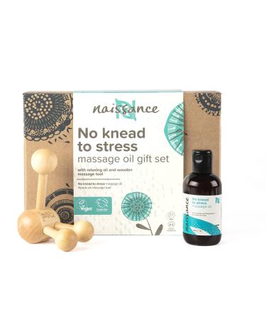 Naissance 'No Knead to Stress' - Relaxing massage oil gift set for every occasion - for women & men - Buy Online on GoSupps.com