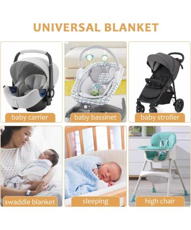 Baby Blanket Swaddle Wrap Winter - Soft Thick Baby Sleeping Wrap for Boys Girls Newborn Toddler Infant - Warm Unisex Receiving Blanket 0-3 Months - Pink Flowers Design - Buy Online on GoSupps.com