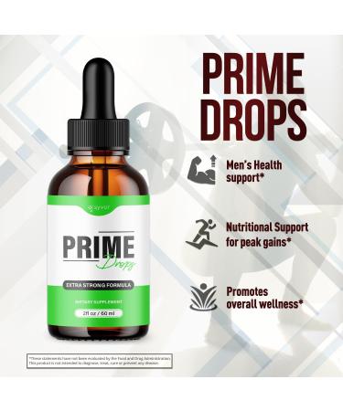 Prime Drops for Men Official PrimeDrops Liquid Supplement with All Natural Ingredients Advanced Formula Health Wellness Supplement with Max Strength Vitamins for Your Active Lifestyle (30 Servings) - Buy Online on GoSupps.com