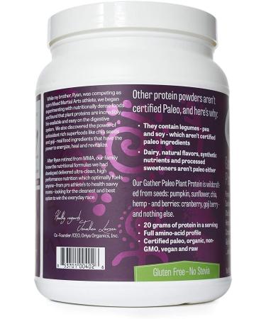 Oriya Organics Protein Plant Gather Paleo - 540g | Pure Vegan Protein Supplement - Buy Online on GoSupps.com