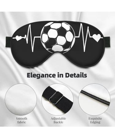 Sleep Mask Eye for Men & Women - Soft Reusable Blackout Masks for Travel Better Sleep & Soccer Lovers - Perfect Gifts - Buy Online on GoSupps.com