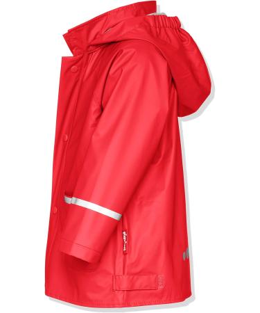Playshoes Unisex Kid's Waterproof Raincoat - Size 140 Red | Wind and Waterproof Rainwear - Buy Online on GoSupps.com
