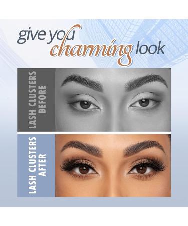 IKVVOM Cluster Lashes 10-16mm 120Pcs Mix Wispy C Curl Volume DIY Eyelash Extensions - Buy Online on GoSupps.com