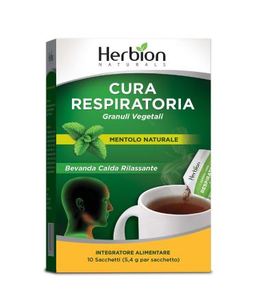 Herbion Naturals Respiratory Care Herbal Granules 10pack for the whole family promotes healthy nasal and respiratory tract supports the immune system
