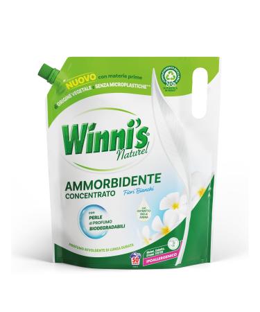 Winni's White Flower Fabric Softener Concentrated 50 Washes, 1250 ml