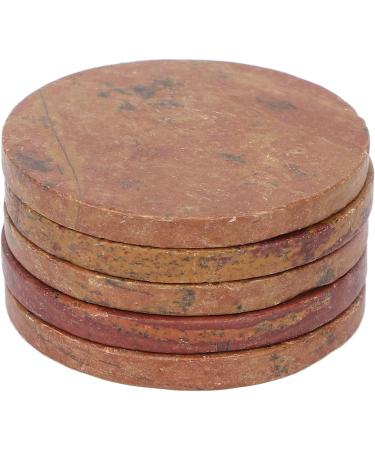 Verdant Touch Back Massage Stones - Bian Stone Scraping Board 50mm | Hot Energy Gua Sha Board 5 Pack for Relaxation & Wellness - Buy Online on GoSupps.com