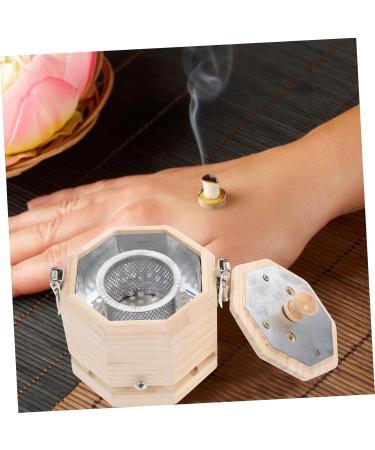 Lurrose Moxibustion Box - Universal Moxa Stick Holder & Cone Rolling Burner | Acupuncture Herbal Accessory for International Shipping - Buy Online on GoSupps.com
