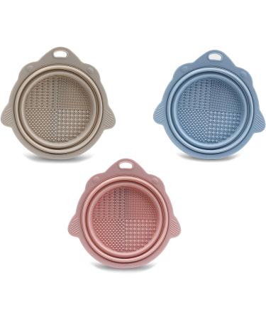 Makeup Brush Cleaner Mat Silicone Cleaning Bowl Scrubber Brush Portable Cleaning Tool Makeup Sponge Powder Puff Silicone Makeup Brush Cleaner Makeup Sponge Cleaner Cosmetic Brush Cleaning Tool Pink - Buy Online on GoSupps.com