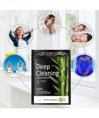 20PCS Premium Deep Cleansing Foot Pads with Bamboo Vinegar and Ginger - Foot Care for Stress Relief and Better Sleep - Buy Online on GoSupps.com