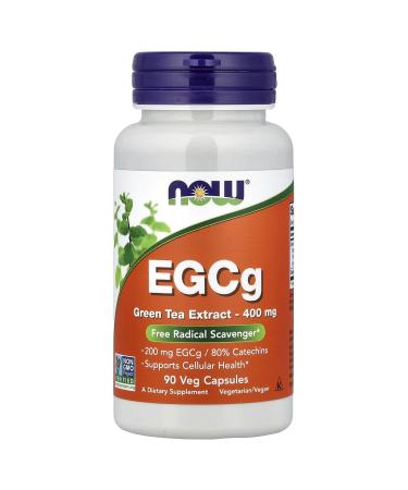 NOW FOODS EGCG 400mg Green Tea 90 CT