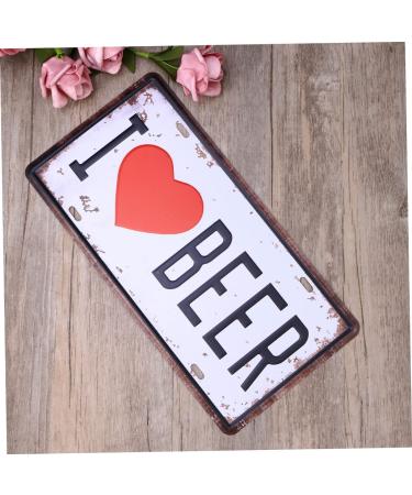 Levemolo Emblems Antique Signs Outdoor Decorations for Patio Iron Sign Painting The Sign Iron Mark Metal - Buy Online on GoSupps.com