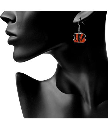 Siskiyou Sports NFL Cincinnati Bengals Chrome Dangle Earrings - Buy Online on GoSupps.com