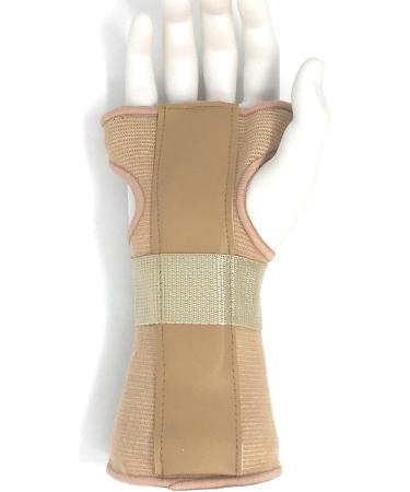 CHAMPION Reversible Wrist Splint - Elastic Knit Pullover in Medium Beige for Maximum Support | International Shipping Available - Buy Online on GoSupps.com