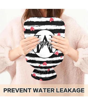 Personalized Valentine's Day Hot Water Bottles - Custom Hearts Hot Bottle for Pain Relief Bed Warmers & Heating Pillows - 1L - Buy Online on GoSupps.com