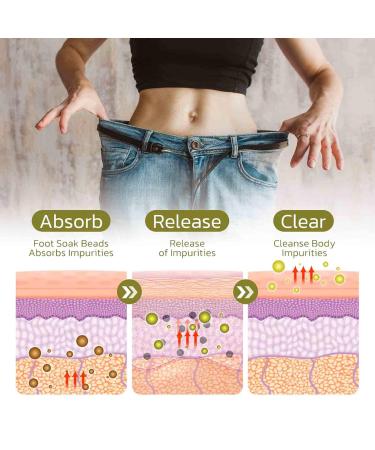 2023 New Herbal Detox Foot Soak Beads - Natural Cleansing for Shaping Feet (3 pack/15pcs) - Buy Online on GoSupps.com
