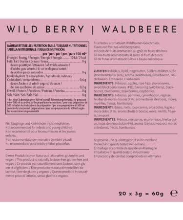 720 DGree InfuZed Dark Berry - Sugar-Free Calorie-Free Drink Mix | 100 Bags for 50 Liters - Delicious Iced Tea Alternative - Buy Online on GoSupps.com