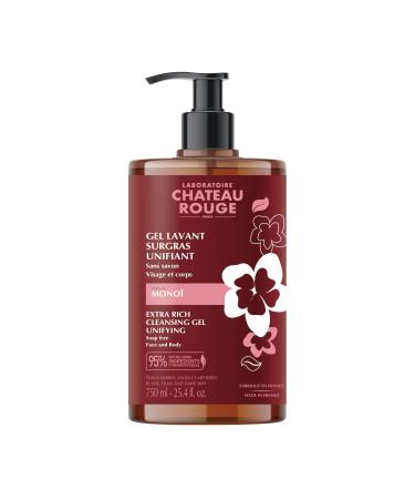 Laboratoire Ch teau Rouge LABORATOIRE CH TEAU ROUGE - Unifying Cleansing Gel - Moisturising Cleansing Care - Monoi - Radiant Skin - 750ml
