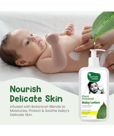 Shop Plant Powered Natural Baby Face Cream & Lotion Set - Gentle Safe & Effective Skincare for Babies | 50g & 200ml - Buy Online on GoSupps.com
