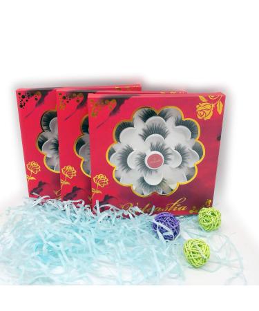 Veleasha 5D Faux Mink Handmade False Eyelashes - 7 Pairs Dubai | Luxurious Volume & Natural Fluffy Lashes - Buy Online on GoSupps.com