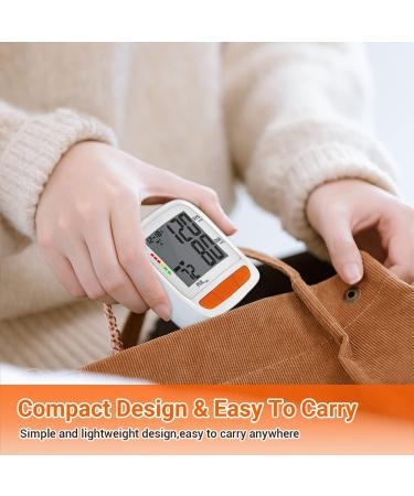 Scian Automatic Wrist Blood Pressure Monitor | Large LCD Display, Adjustable Cuff | 2 Users, 180 Memory | Home Use - White - Buy Online on GoSupps.com