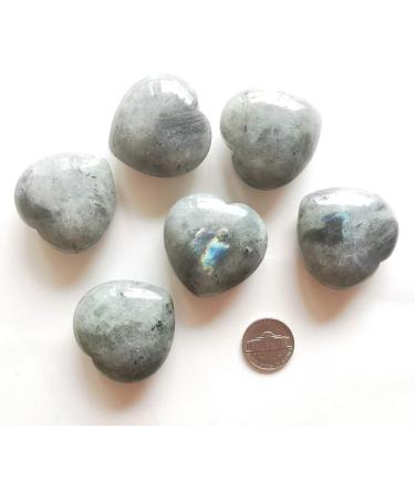 Manekieko Natural Moonstone Palm Worry Heart | 40mm Love Stone | Crystals & Healing Stones for Positive Energy - Buy Online on GoSupps.com