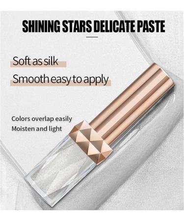 Glitter Eyeshadow Liquid - Shiny Metallic Eye Makeup Vegan (#01) - Buy Online on GoSupps.com