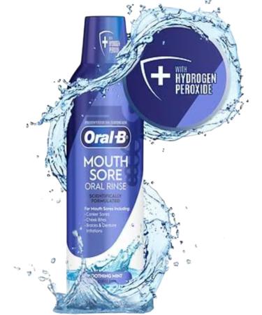 Oral-B Mouth Sore Mouthwash Special Care Oral Rinse Hydrogen Peroxide Mouthwash 8fl oz Mouthwash Alcohol Free - Buy Online on GoSupps.com