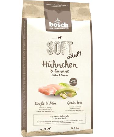 Buy Bosch HPC Soft Dog Food - Chicken & Banana & Duck & Potato | 12.5 kg | Half-Moist | Best for All Breeds | International Shipping - Buy Online on GoSupps.com