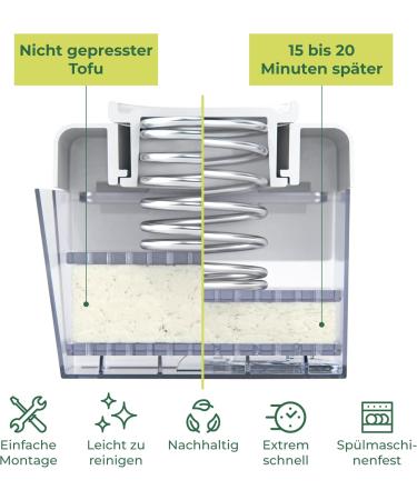 TofuBud Tofu Press | Tofu Maker for Firm & Extra Firm Tofu | International Shipping Available - Buy Online on GoSupps.com
