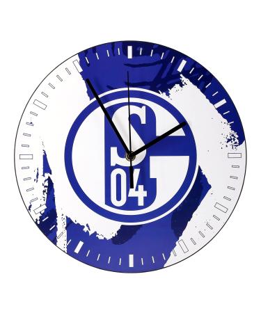FC Schalke 04 Wall clock K ningsblau 30 cm