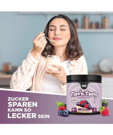ESN Designer Flavor Powder - Wildberry Cheesecake 250g | Low Sugar Low Calorie High Quality | Made in Germany - Buy Online on GoSupps.com