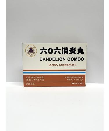 Dandelion Combo Herbal Supplement Helps Promote and Maintain A Healthy Urinary System 10 Tablets 500mg/each Made in USA