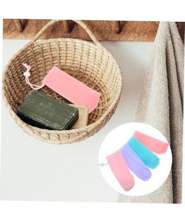 IWOWHERO 8pcs Soap Foaming Net Sponge Pocket Soap Holder Soap Bag for Showering Exfoliating Soap Bag Pe - Buy Online on GoSupps.com