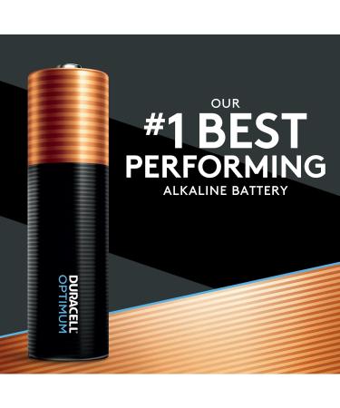 Duracell Optimum AA Batteries - 8 Count Pack | Long-Lasting Power & All-Purpose Alkaline Batteries for Household & Office Devices - Buy Online on GoSupps.com
