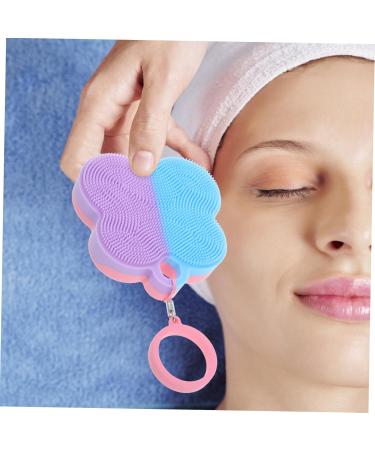 ORFOFE Facial Cleansing Brush Face Scrubber Face Cleansing Brush Skin Cleansing Brush Exfoliator Cleanser for Whiteheads Silicone Facial Cleansing Brush Manual Silica Gel Underwear 7x7cm As Shown 1 - Buy Online on GoSupps.com