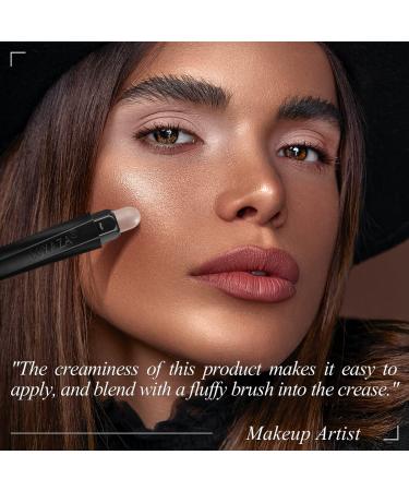 LUXAZA Cream Eyeshadow Stick  Upgraded Formula Eye Shadow Stick Makeup  Pro Waterproof & Long Lasting Hypoallergenic Eye Brightener Stick  Cruelty-free and Vegan Eyeshadow Pencil  Peach Beige. 065-Peach Beige - Buy Online on GoSupps.com