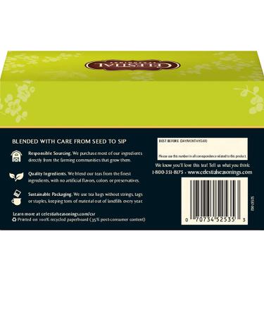 Celestial Seasonings Sleepytime Decaf Blackberry Pomegranate Green Tea 20 Tea Bags, Pack of 6 - Buy Online on GoSupps.com