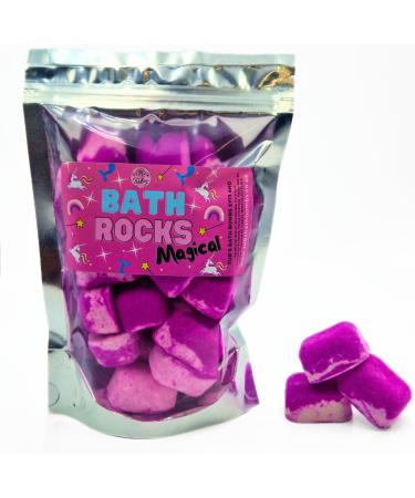Magical Bath Rocks Bath Bomb Unicorn Fairy Pink Magic Bath Rocks BathBomb Fizzers Colourful Scented Colour Teen Girls Kids Fizz. Made in The UK by Tub's Bath Bombs 320g - Buy Online on GoSupps.com
